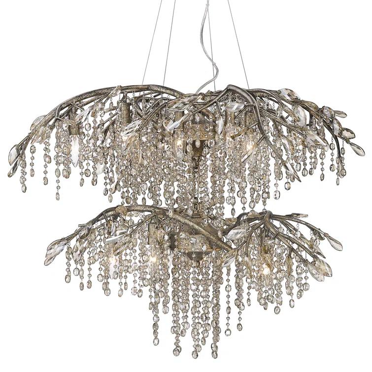Willa Arlo™ Interiors Montriel 18 - Light Dimmable Tiered Chandelier