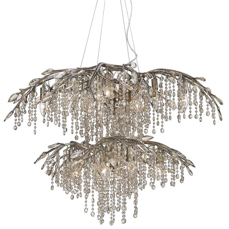 Willa Arlo™ Interiors Montriel 18 - Light Dimmable Tiered Chandelier
