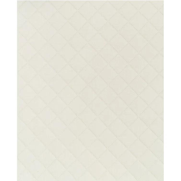 Ivory Egyptian Cotton Piqué Matelassé Full/Queen Blanket