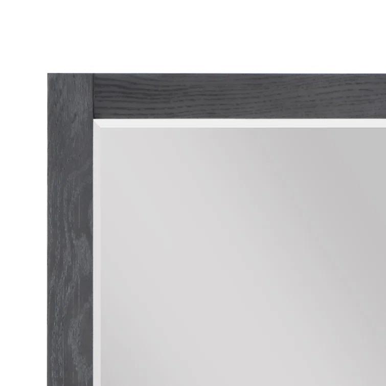 Ivy Wood Flat Wall Mirror