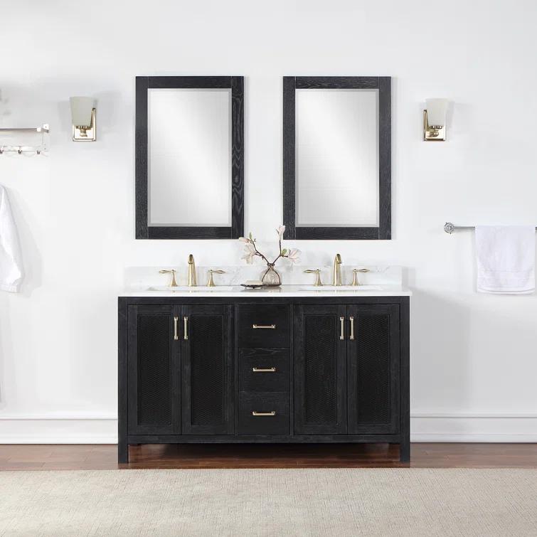 Ivy Wood Flat Wall Mirror
