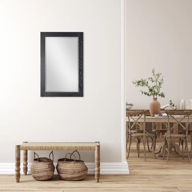 Ivy Wood Flat Wall Mirror