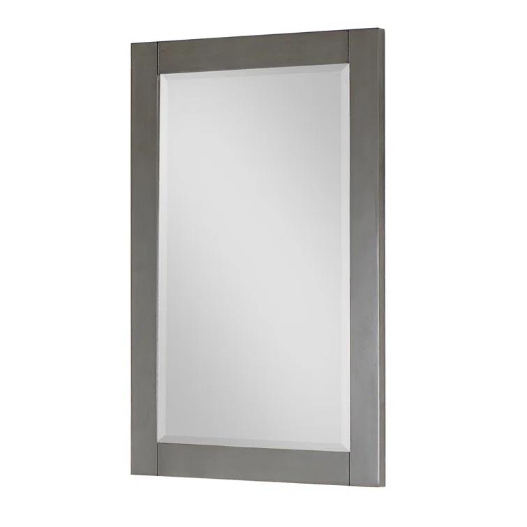 Ivy Wood Flat Wall Mirror