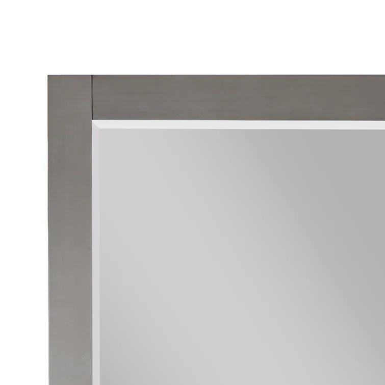 Ivy Wood Flat Wall Mirror