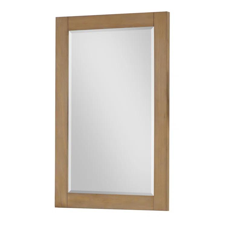 Ivy Wood Flat Wall Mirror