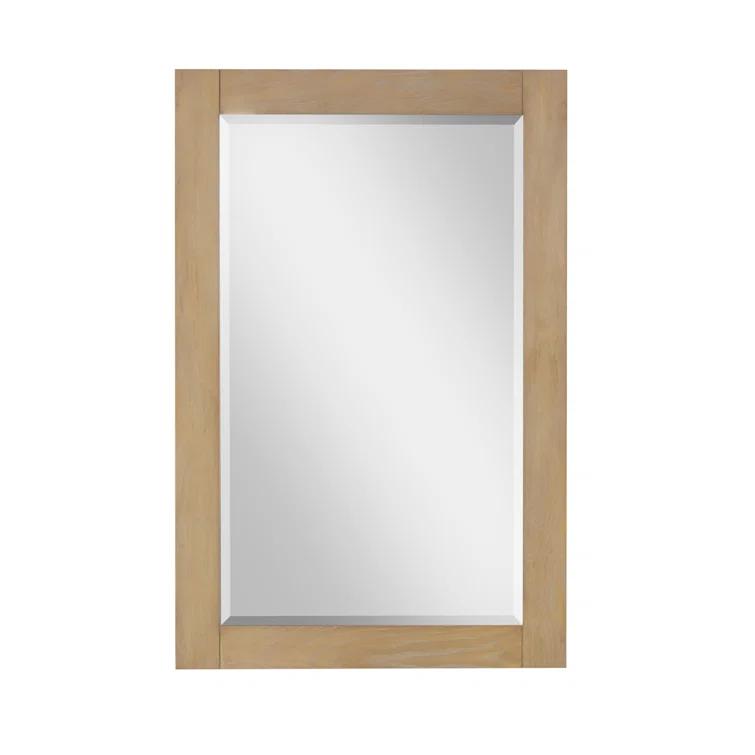 Ivy Wood Flat Wall Mirror
