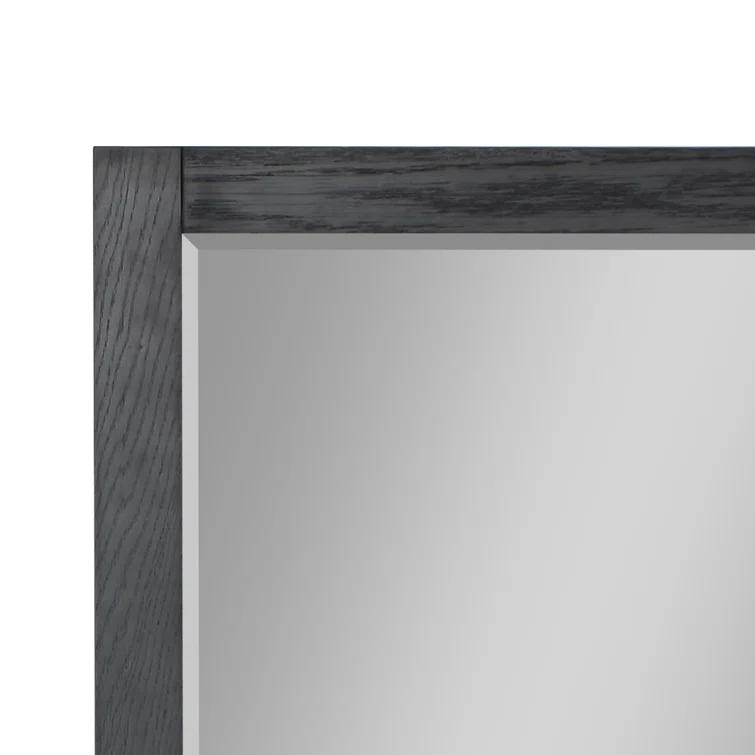Ivy Wood Flat Wall Mirror