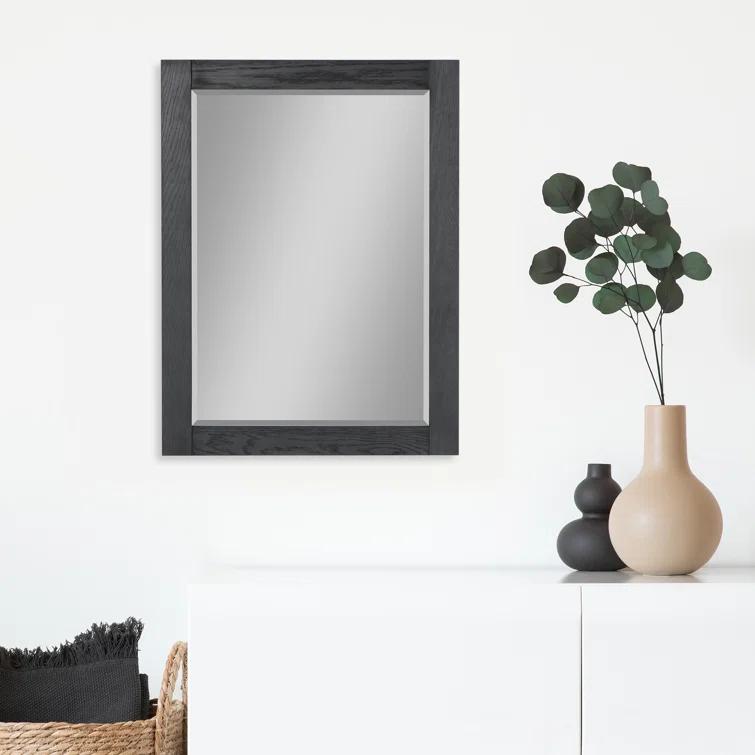 Ivy Wood Flat Wall Mirror
