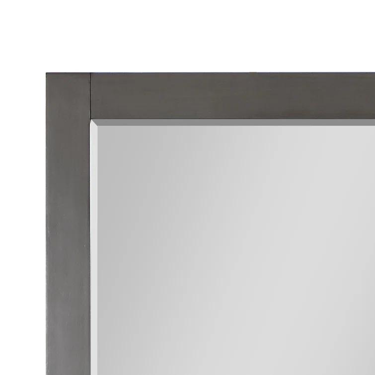 Ivy Wood Flat Wall Mirror