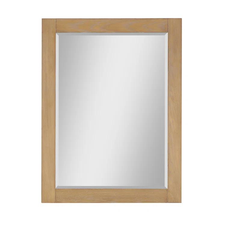 Ivy Wood Flat Wall Mirror