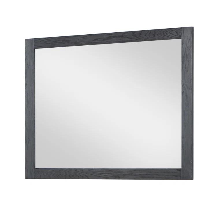 Ivy Wood Flat Wall Mirror