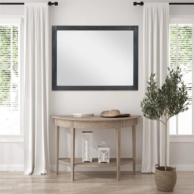 Ivy Wood Flat Wall Mirror