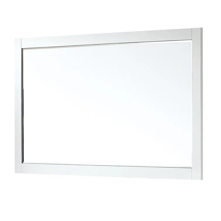 Ivy Wood Flat Wall Mirror