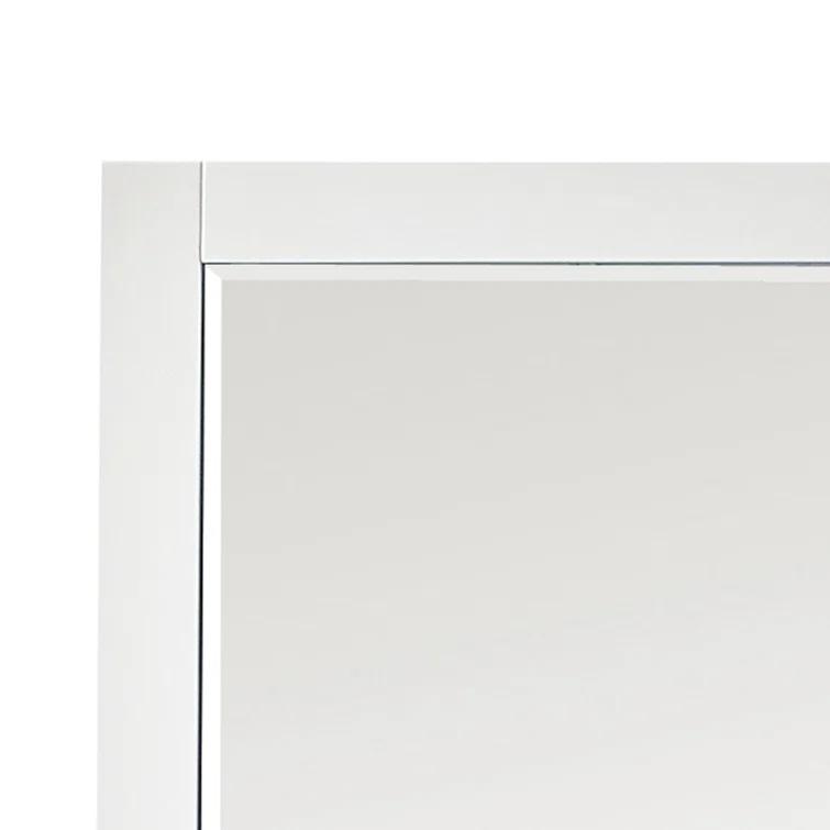 Ivy Wood Flat Wall Mirror