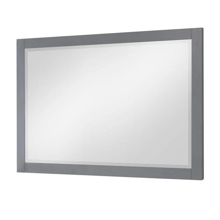 Ivy Wood Flat Wall Mirror