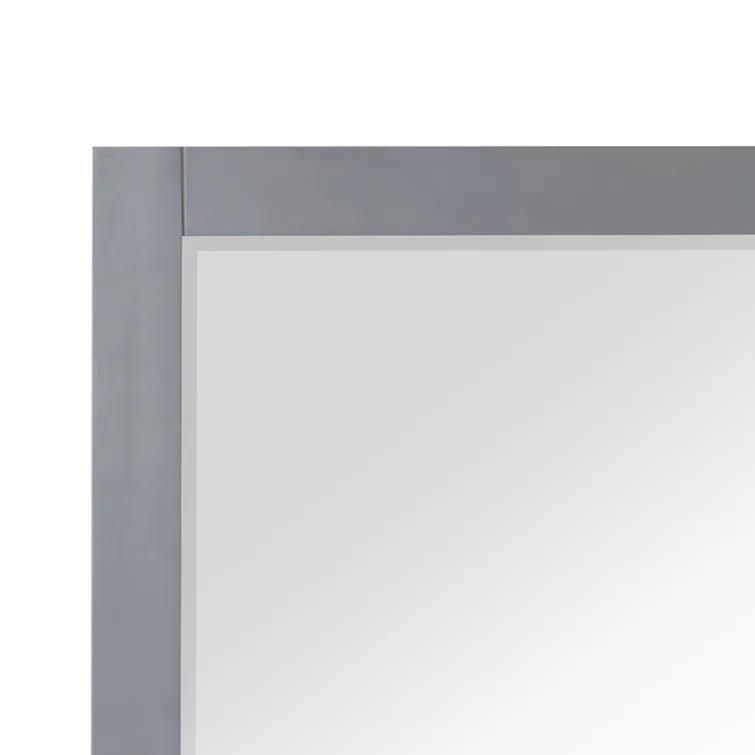 Ivy Wood Flat Wall Mirror