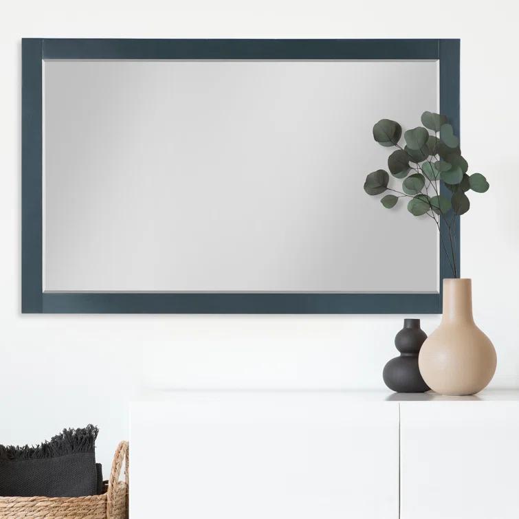 Ivy Wood Flat Wall Mirror