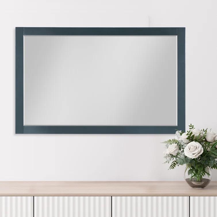Ivy Wood Flat Wall Mirror