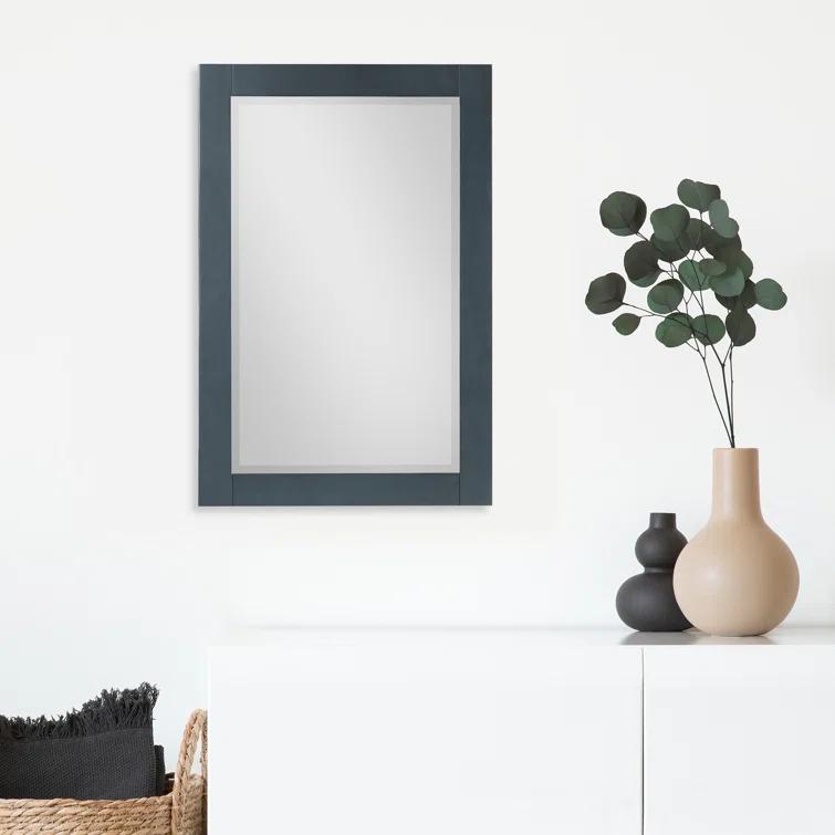 Ivy Wood Flat Wall Mirror