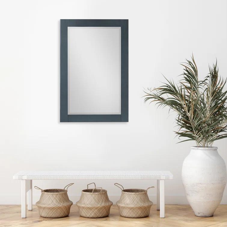 Ivy Wood Flat Wall Mirror
