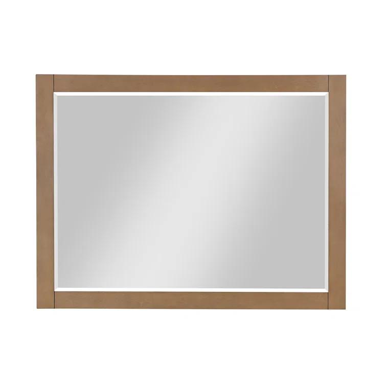 Ivy Wood Flat Wall Mirror