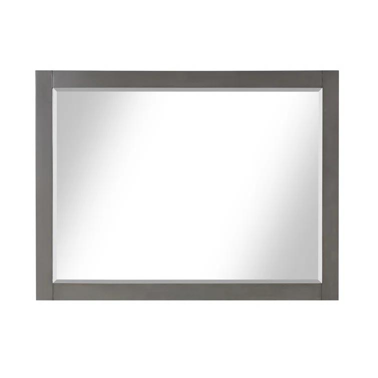 Ivy Wood Flat Wall Mirror