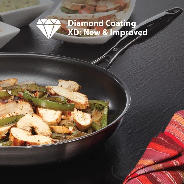 Swiss Diamond 11" (28cm) Nonstick Clad Fry Pan