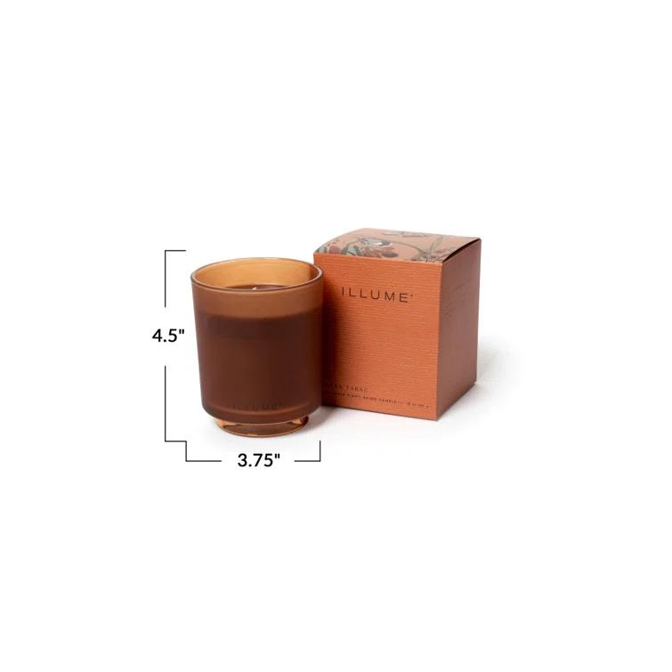 ILLUME Beautifully Done Essentials Terra Tabac Statement Glass Scented Candle
