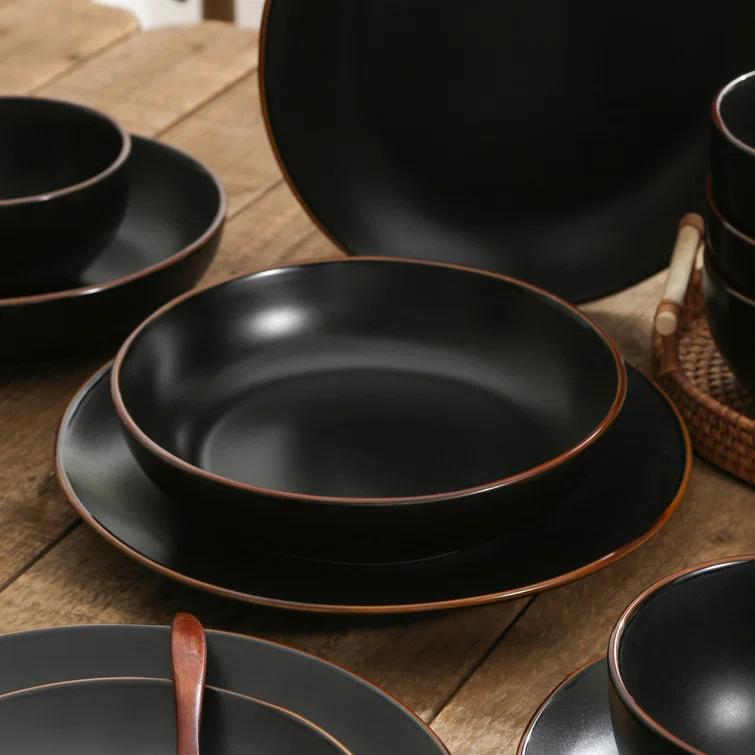 Brasa 16-Piece Dinnerware Set Stoneware