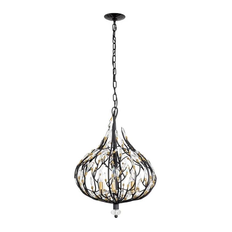 Bask 3 - Light Teardrop Pendant