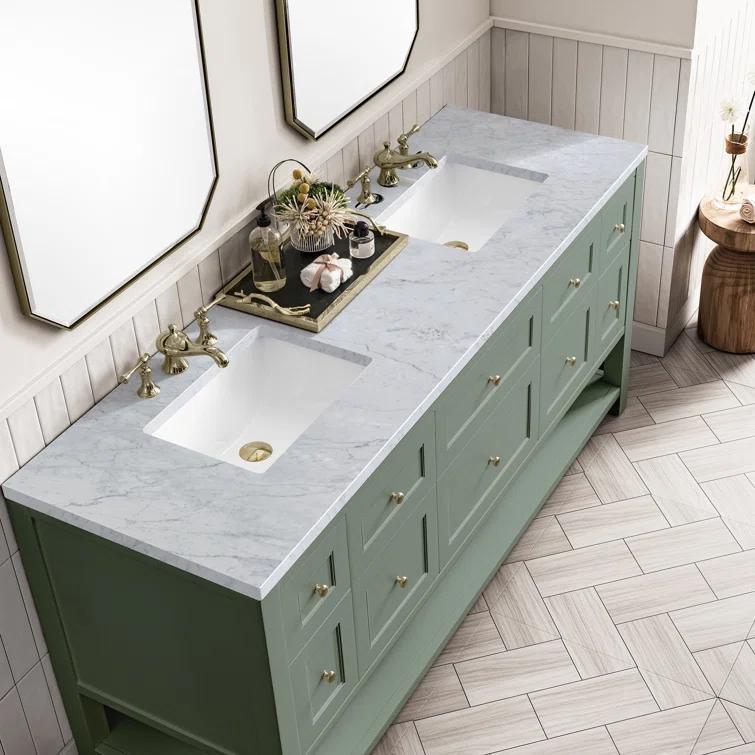 Breckenridge 72'' Double Bathroom Vanity with Top
