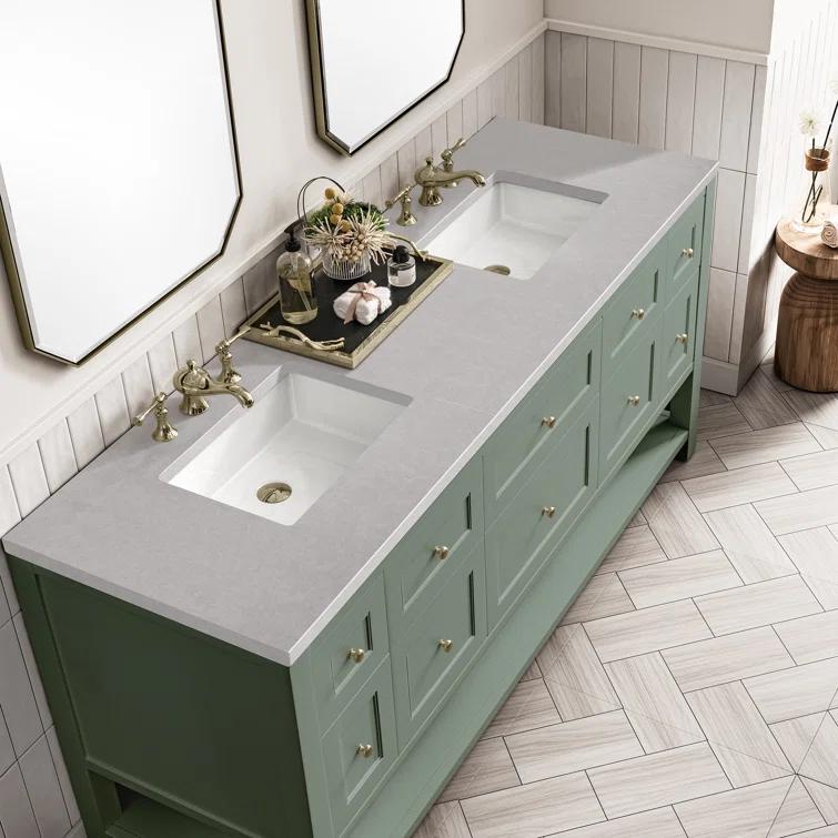 Breckenridge 72'' Double Bathroom Vanity with Top