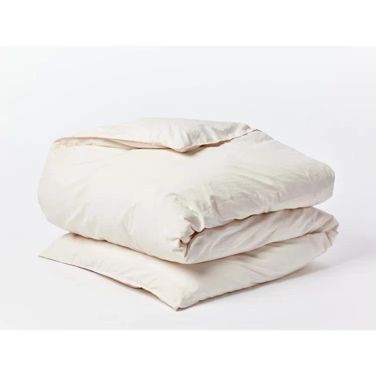Refined Organic Percale Duvet Cover