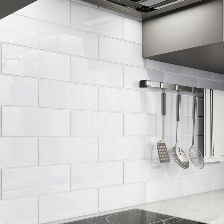 Giorbello Glass Subway 4" x 12" Wall Tile