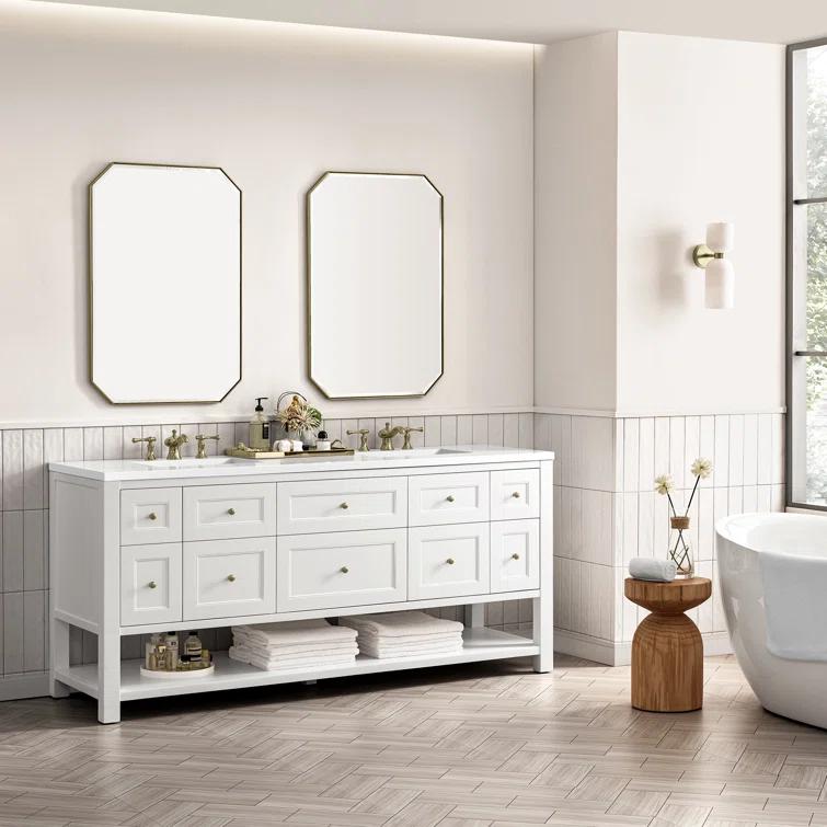 Breckenridge 72" Double Bathroom Vanity Set
