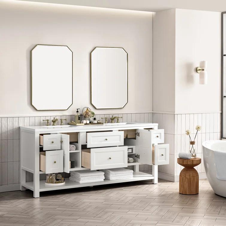 Breckenridge 72" Double Bathroom Vanity Set
