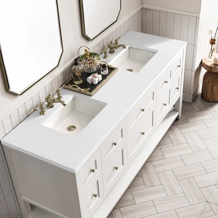 Breckenridge 72" Double Bathroom Vanity Set