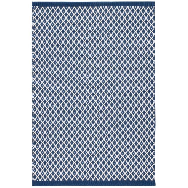 Mainsail Navy Handwoven Indoor/Outdoor Rug