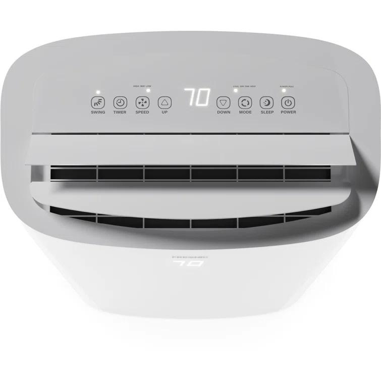 Freonic 6,000 BTU Portable Air Conditioner with Dehumidifier, 115V for up to 300 Sq. Ft. in White