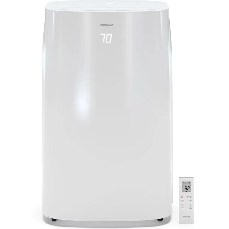 Freonic 6,000 BTU Portable Air Conditioner with Dehumidifier, 115V for up to 300 Sq. Ft. in White