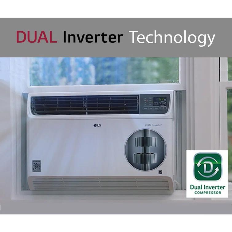 LG 14,000 BTU DUAL Inverter Smart Wi-Fi Enabled Window Air Conditioner for up to 700 sq. ft.