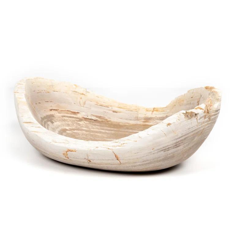 Noki Petrified Wood Bowl