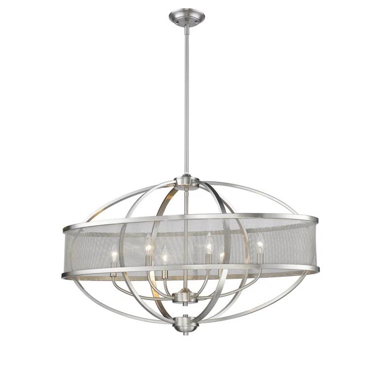 6 - Light Dimmable Chandelier