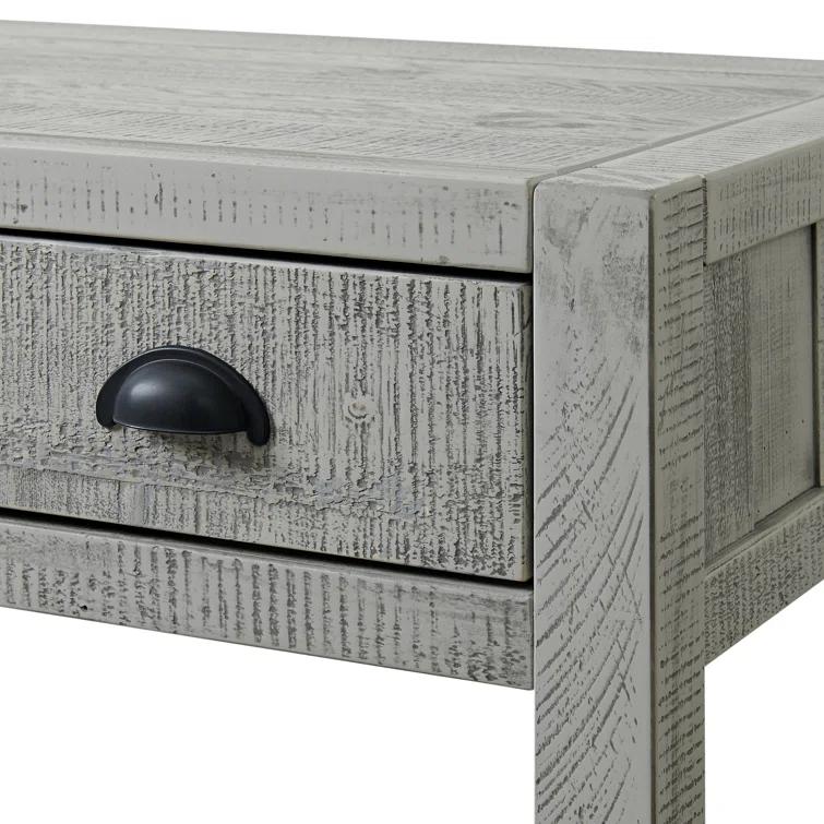 Arden 2-Drawer Wood Nightstand, Perfect for Modern Rustic, Boho or Traditional Bedroom, Functional and Stable Storage, 28W x 19D x 26 3/8H