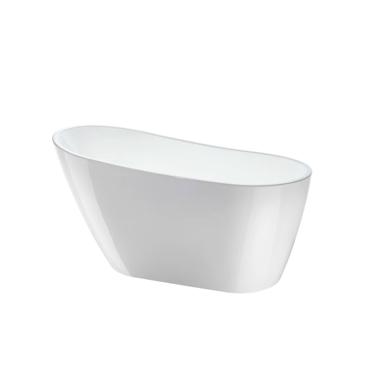 55.3" X 28.3" Freestanding Soaking Bathtub