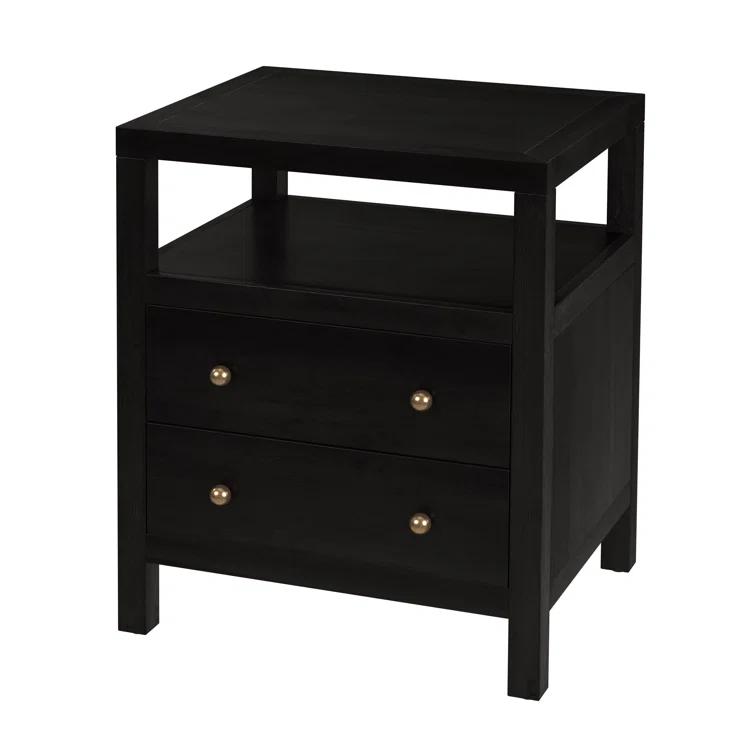 Nora 2-Drawer Wide Nightstand