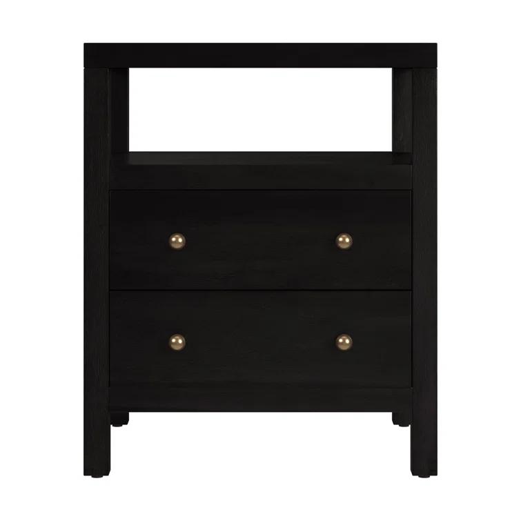 Nora 2-Drawer Wide Nightstand