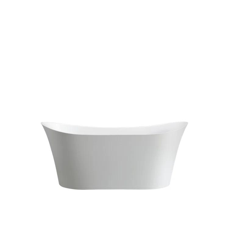 67" x 31" Freestanding Soaking Bathtub