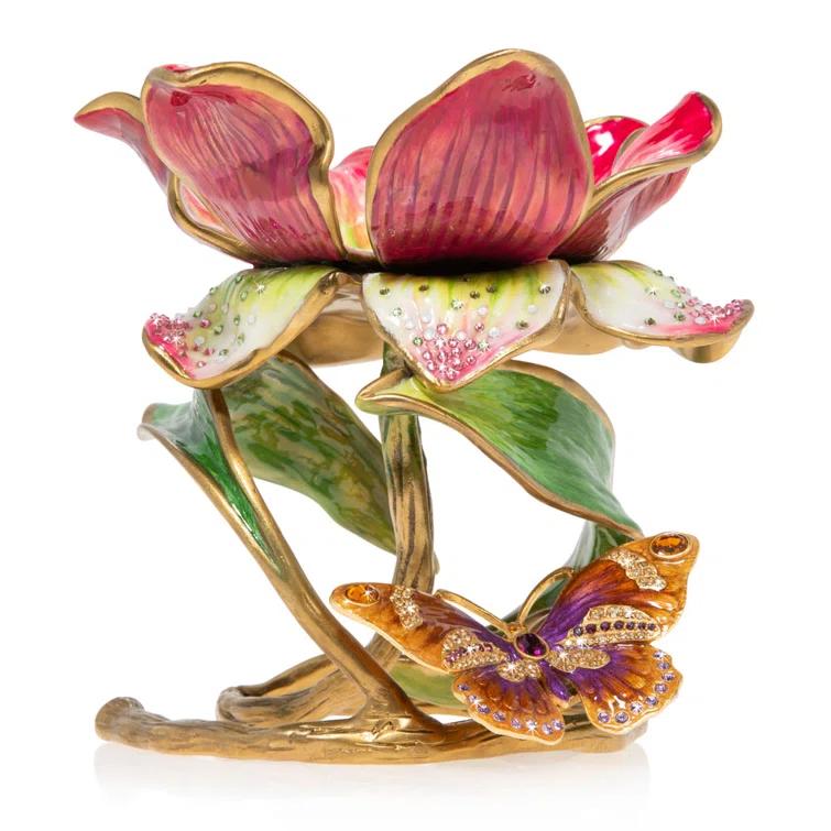 Jay Strongwater Aimee 6.5'' H Tabletop Candlestick