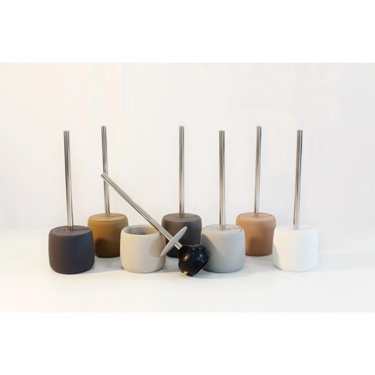 Blomus SONO Black Decorative Toilet Plunger and Holder
